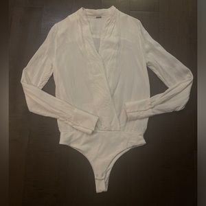 Elie Tahari bodysuit silk blouse